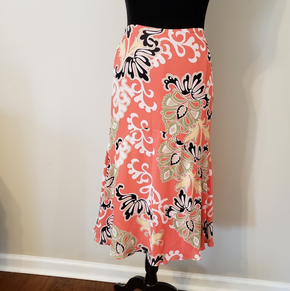 Plus peach colored skirt